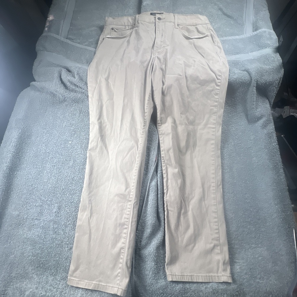 Lucky Brand 121 Slim Straight Chino Pants Men's 40x30 Tan Causal Slacks
